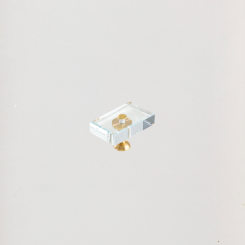 Rectangular crystal cabinet knob 50*30 ljo