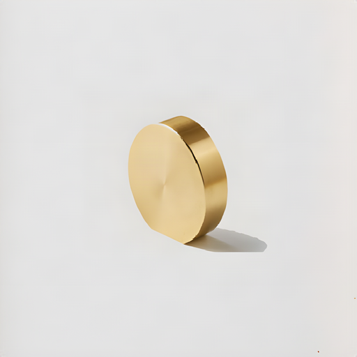 Matte golden wheels button 40*38 ljo