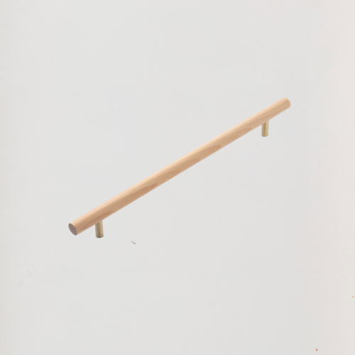 Wooden handle with brass base *320