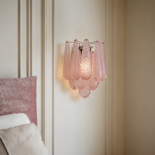 Murano petal shimmer wall lamp STS