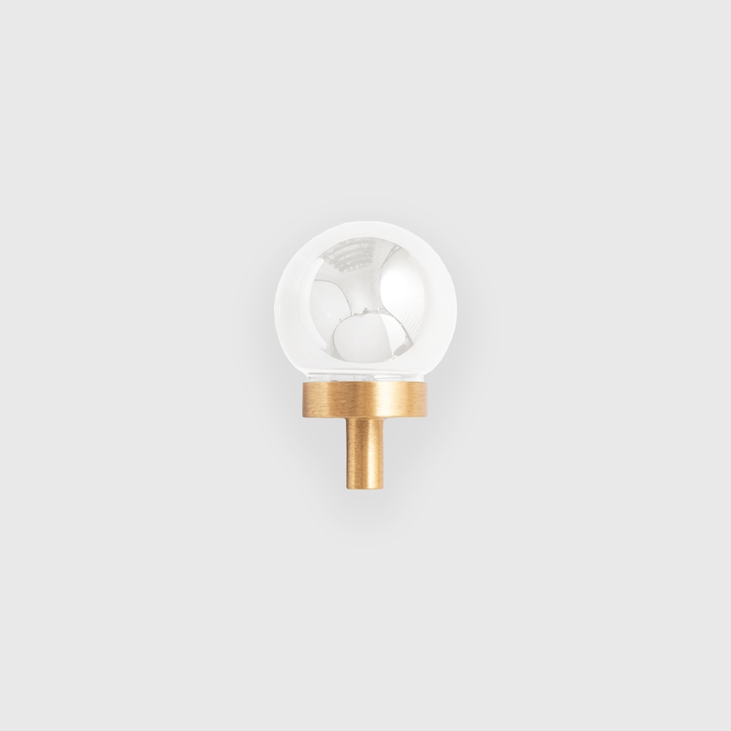 Clear Acrylic Ball Knob 