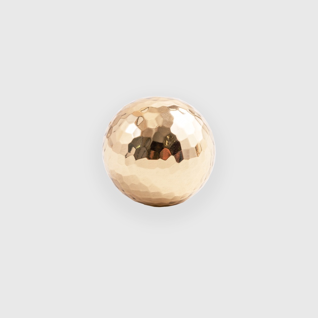 Sphere Hammered Golden Globe   Knob 