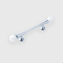 [STN1600128] Long Silver Cone With Marble Pull 
