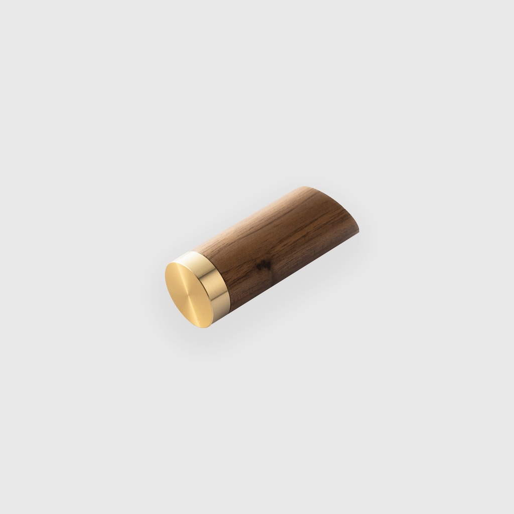 Walnut Wall Hook With Radi