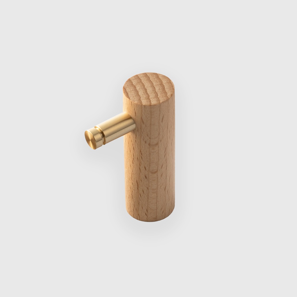 Oak L Shaped Wall Ho