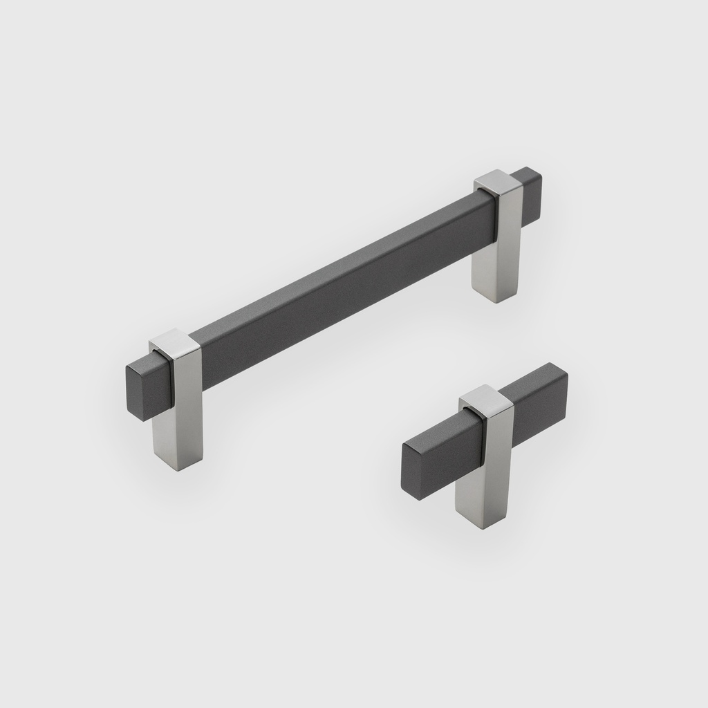 Latte Grey Nickel T-Handle 
