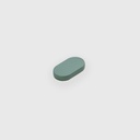 [EMO11105230] Matt Green Solid Oval Pull