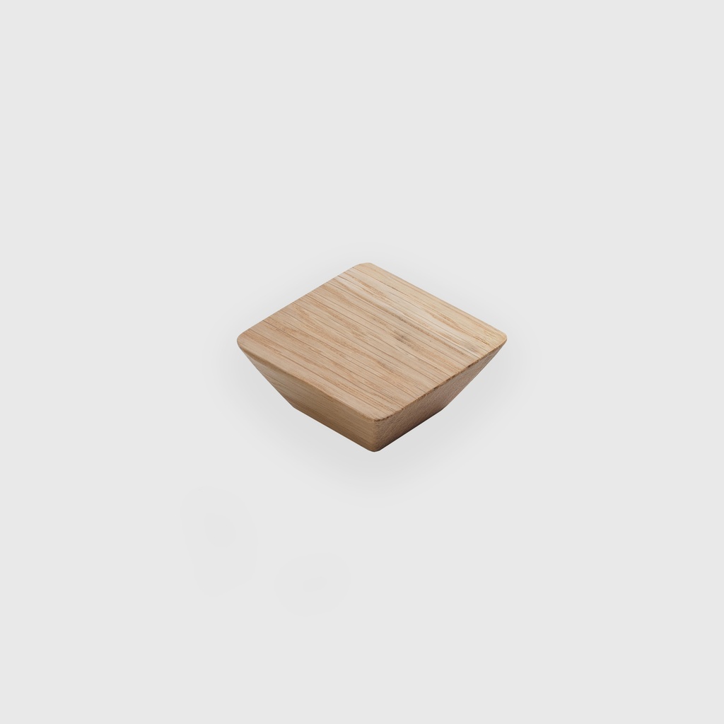 Oak Square Cabinet Knob 