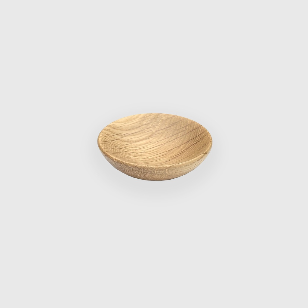 Oak Round Bowl Cabinet Knob 