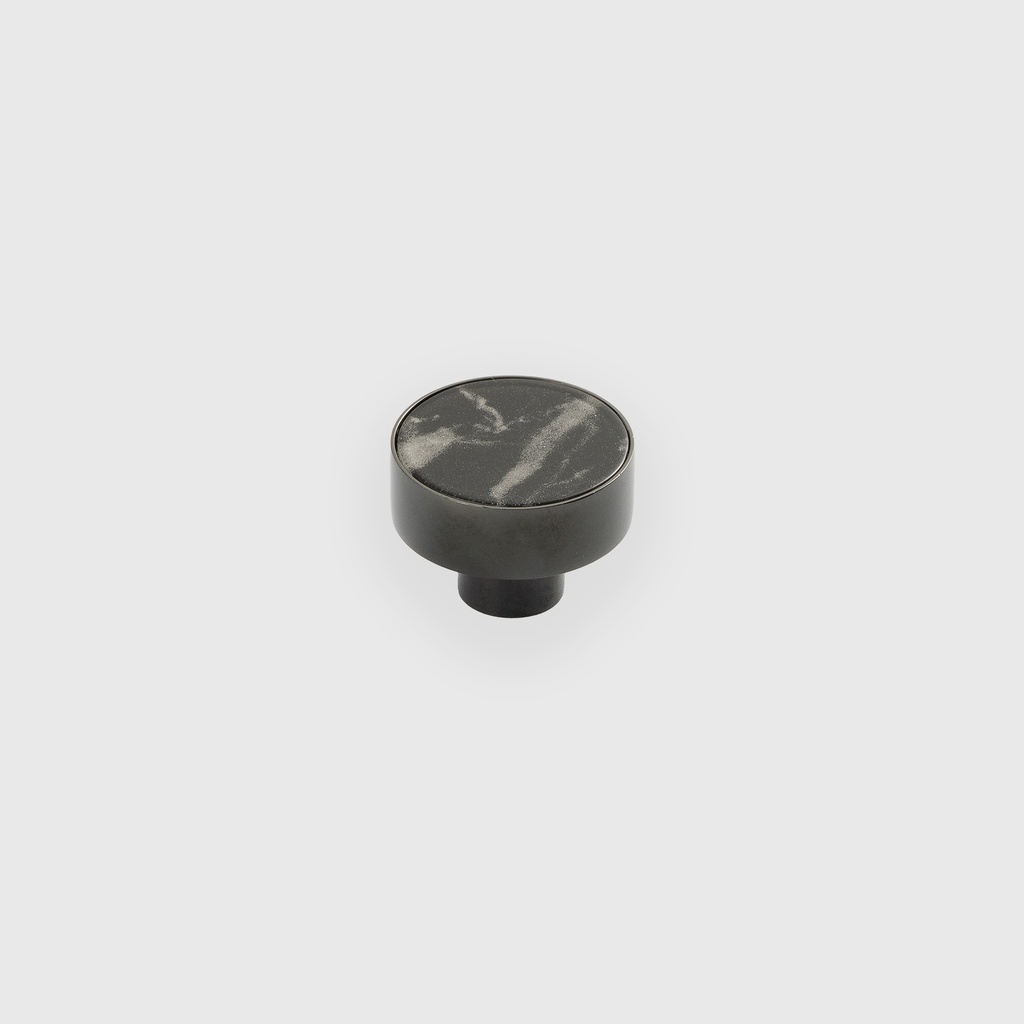 Xander Large Black Texture Knob 