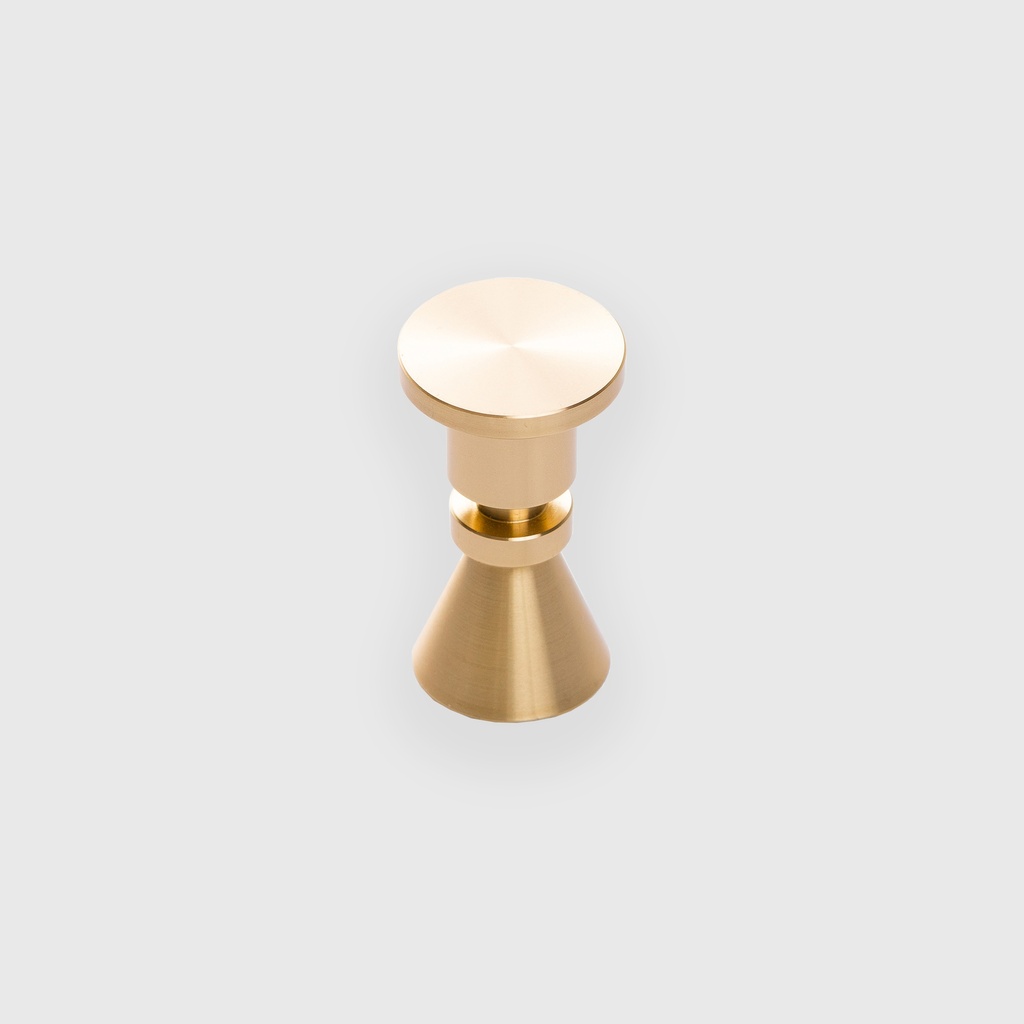 Brushed Brass Coat Ho