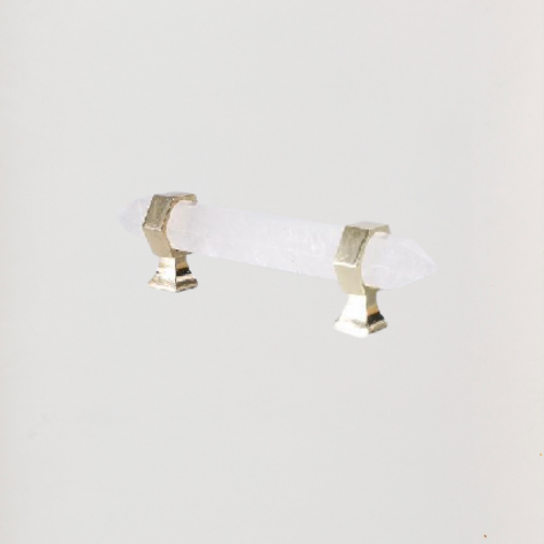 Pulls with marble pendants rod