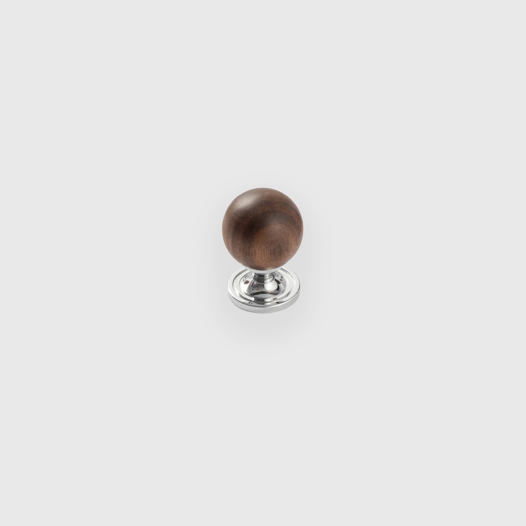 Silver Walnut Knob 
