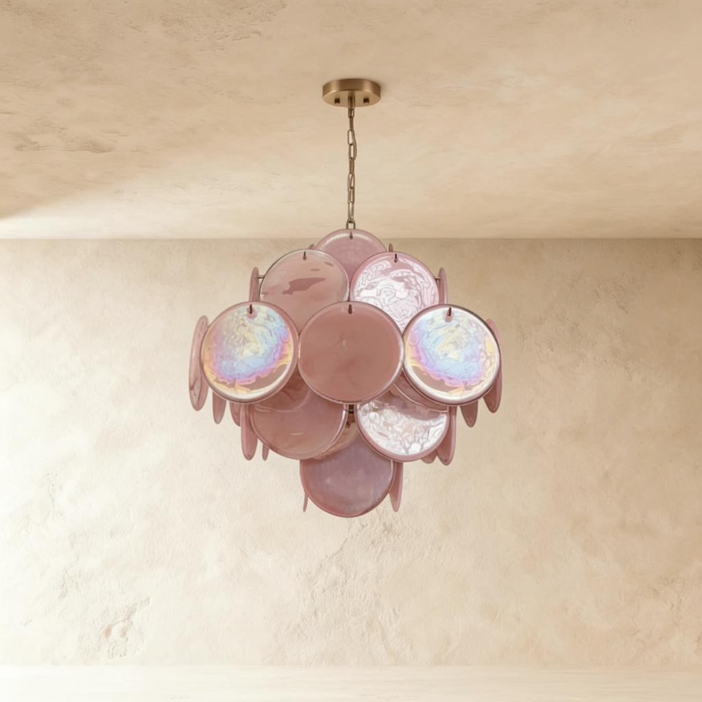 Murano rosa cascading chandelier 65*59
