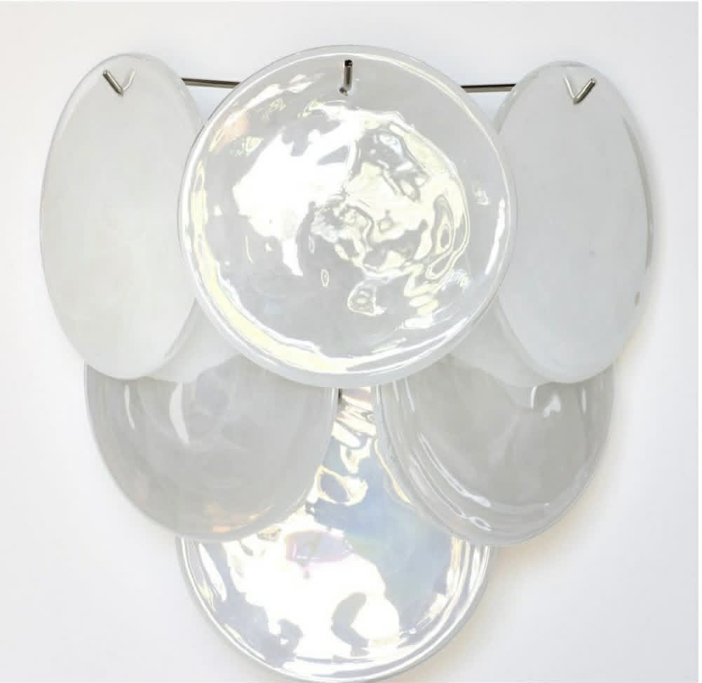 Murano frosted pearl sconce STS