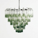 Murano verde mosiac chandelier STS