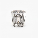 Clear crystal cordless rechargeable table lamp STS