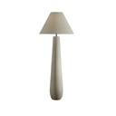 Polar grey plaster coated floor lamp STS