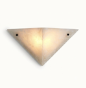 White alabaster wall sconce  STS