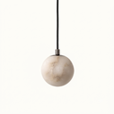 Natural with alabaster and aged bronze wall lamp STS