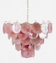 MURANO PINK PENDANT LAMP 80*58CM