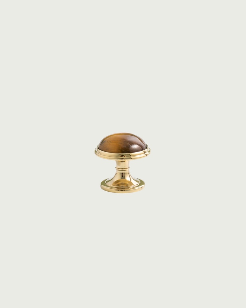 Tiger eye knob