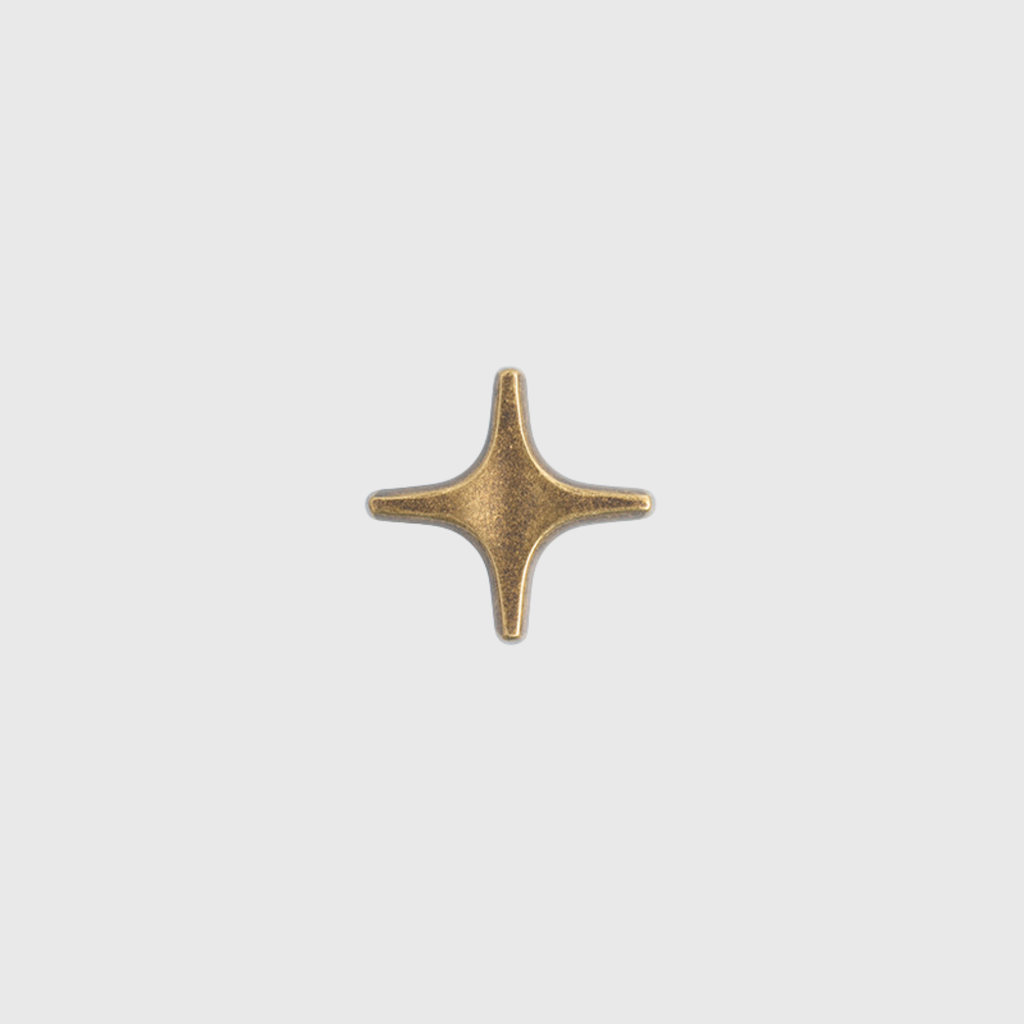 The crossbeam one brass knob