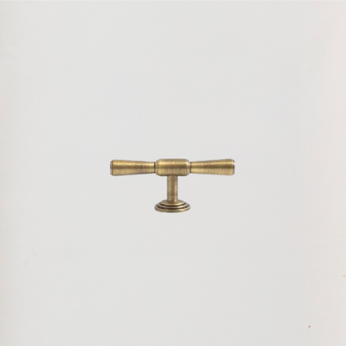 Brass bean T pull