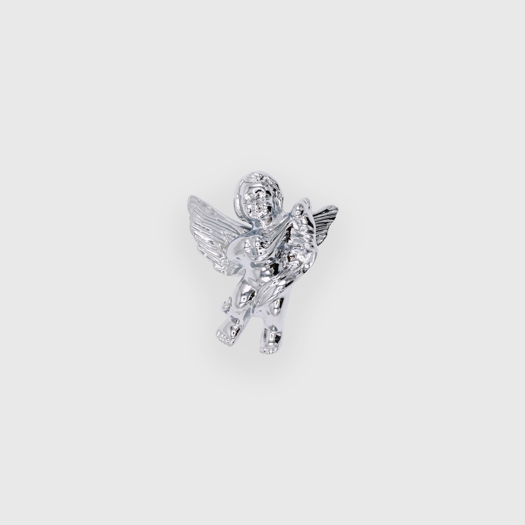 Shiny Silver Angel Right Knob 