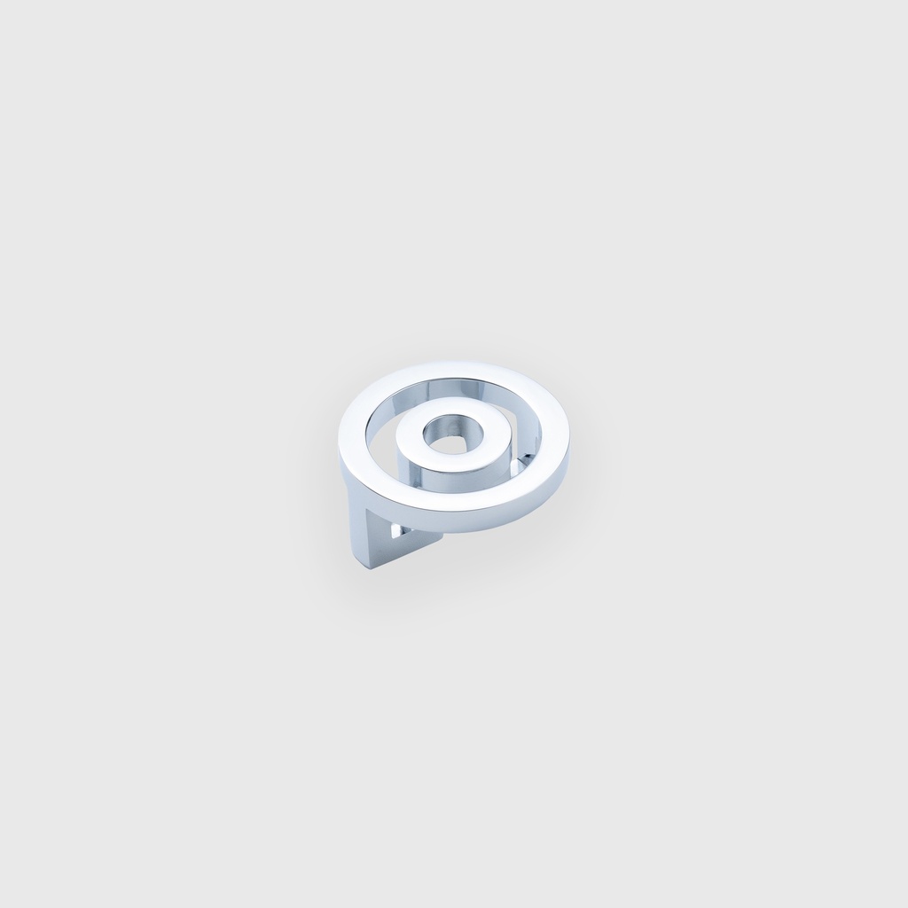 Chrome Silver Knob 