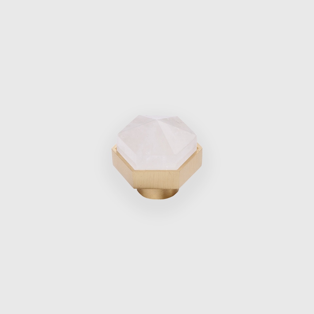 Quartz Marble Knob 
