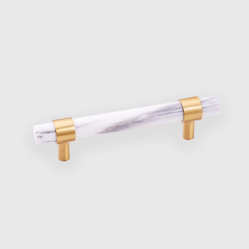 Stripped Marble Rod With Golden Rings Pull 