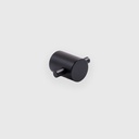 [RTR1710040] Line Matt Blcak Brass Knob 