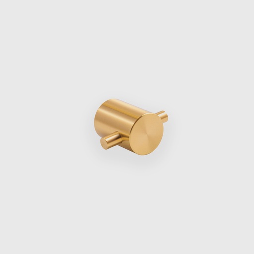 Line Golden Satin Brass Knob 