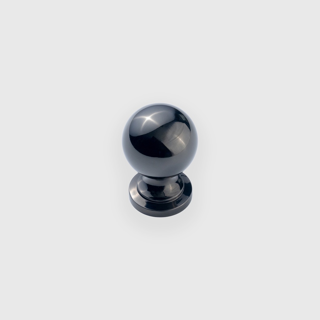 Polished Black Classic Knob 