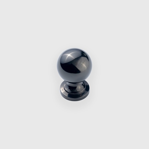 Polished Black Classic Knob 