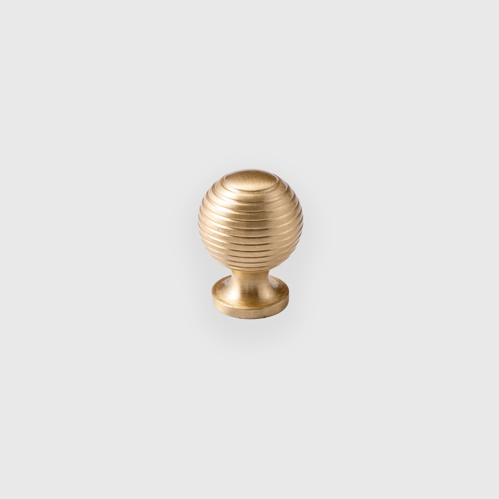 Brass Knob With Pattern 