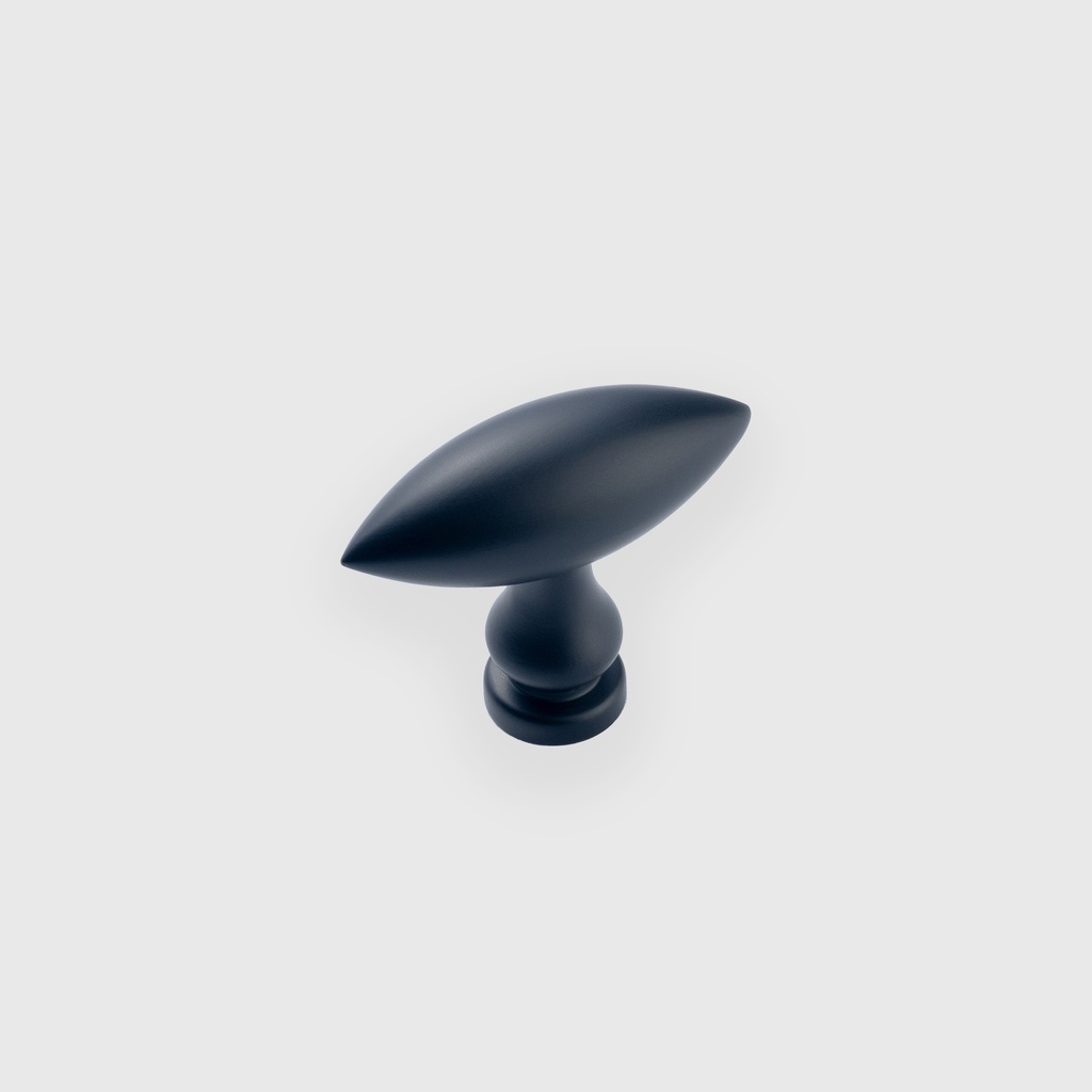 Matt Black Baguette Knob 