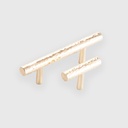 [LJO9600050] Multi-Reflective Hammered Golden T-Handle 