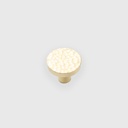 [LJO9120033] Circle Tap Hammered Golden  Knob 