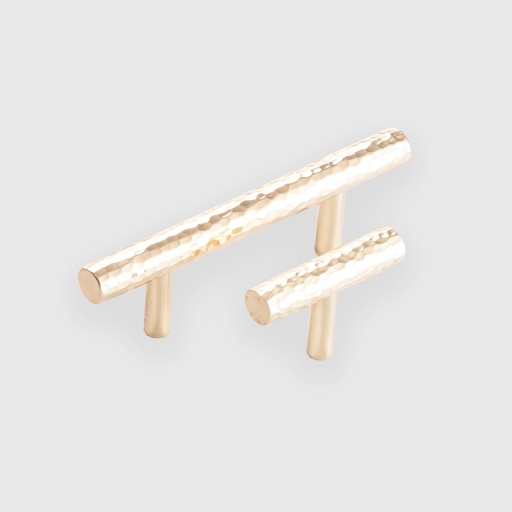 Multi-Reflective Hammered Golden Rod Pull 