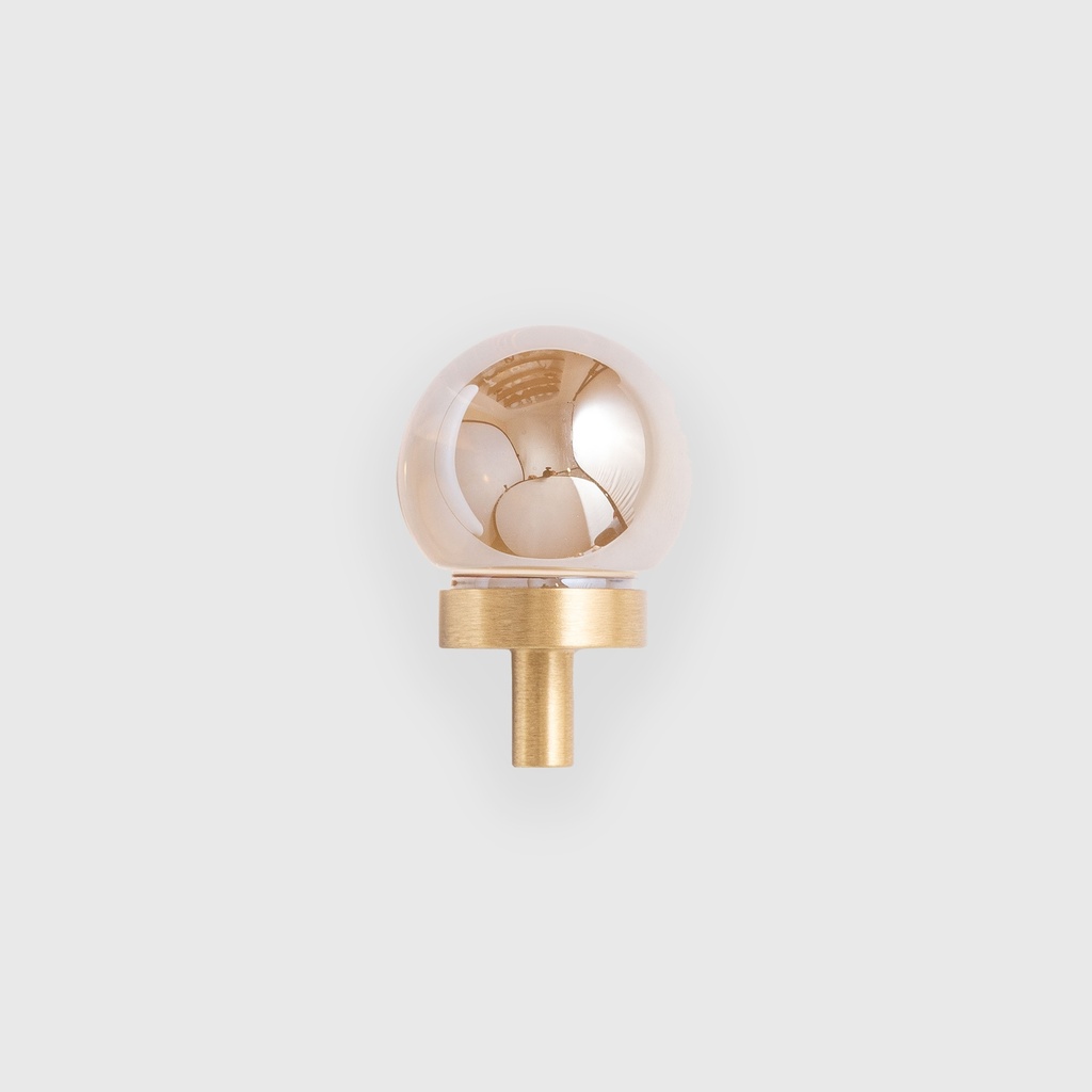 Goldish Acrylic Ball Knob 