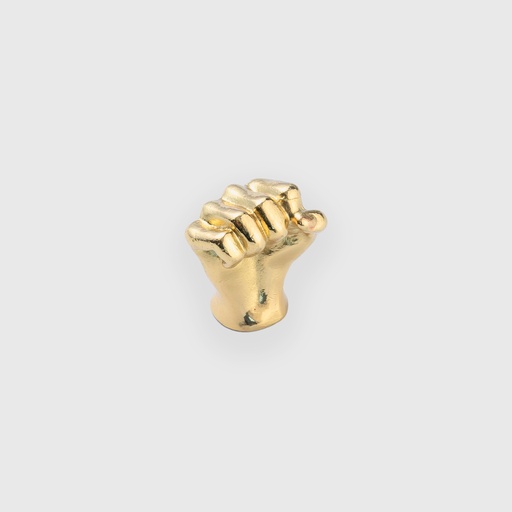 [ART1100045] Golden Fist Brass Knob 