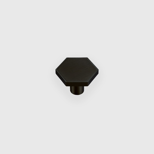 [RTR9900030] Matt Black Hexagon Knob 