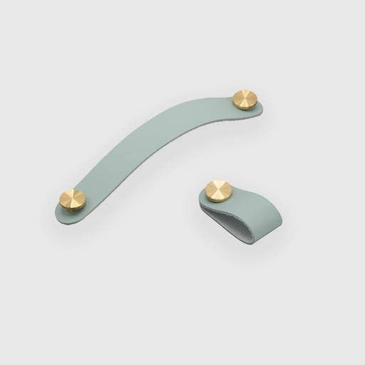 [ART1816160] Azura Green Leather  Strap Pull 