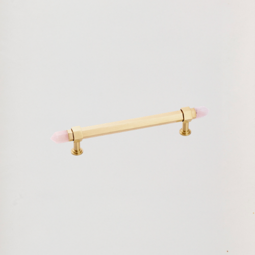 [STN2201128] Pulls With Pink Marble Pendants Rod 