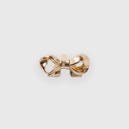 [ART1110056] Shiny Golden Ribbon Brass Knob 