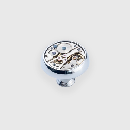 [ART0243313] Silver Watch Knob 