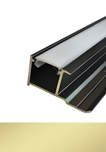 Гэрэлтэй Төгсгөл/Эгц Урагшаа Тусгалтай  MK-QBD103 Led Matt Gold 