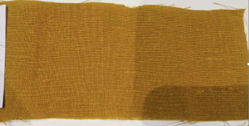 [SK072423-5] Хөшиг natura linen mustard yellow STS